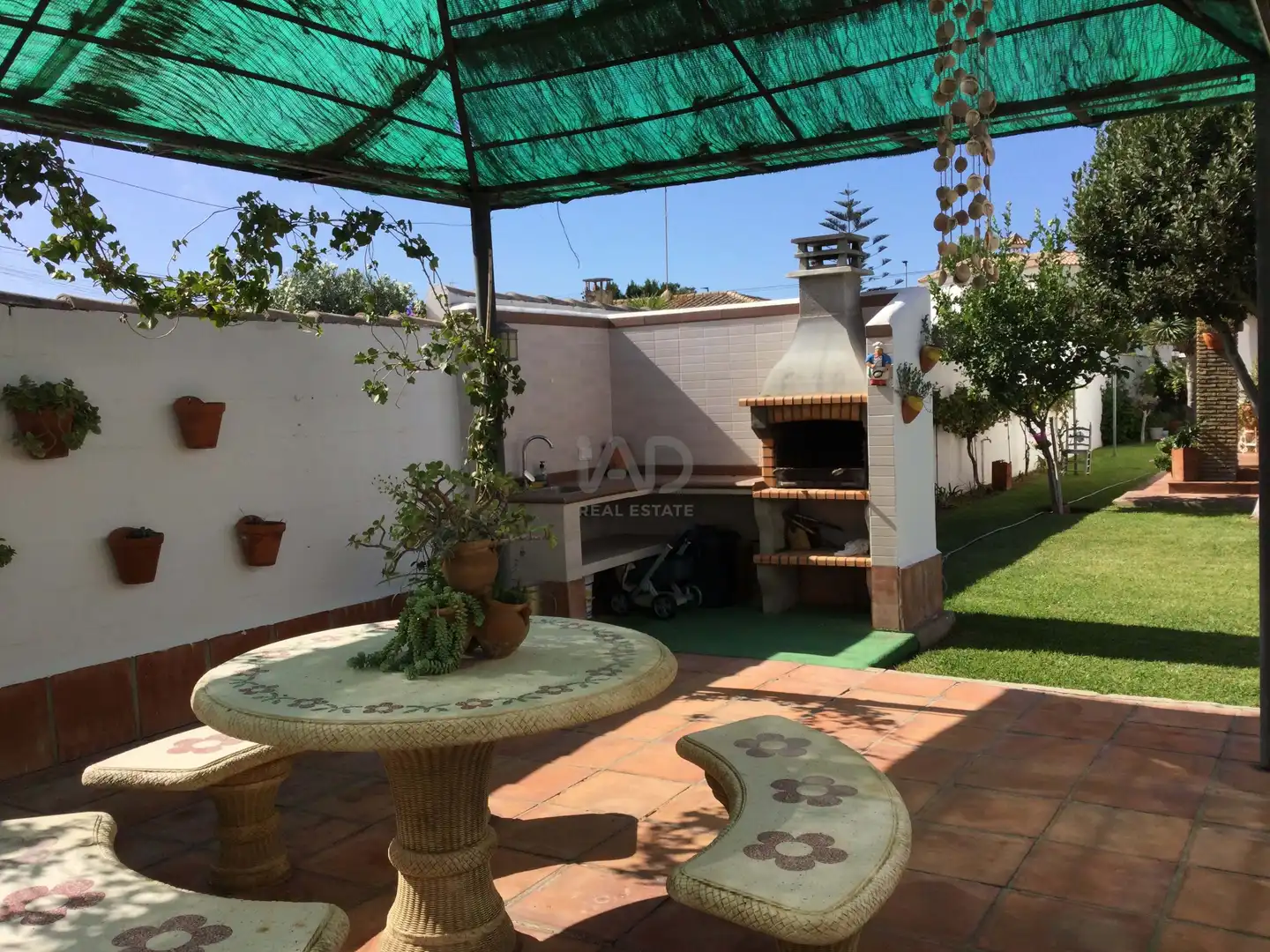 Jardín de Casa o chalet en venta en Chiclana de la Frontera con Aire acondicionado, Calefacción y Piscina