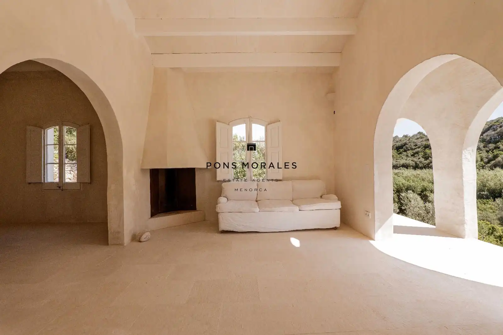 Sala de estar de Finca rústica en venta en Alaior