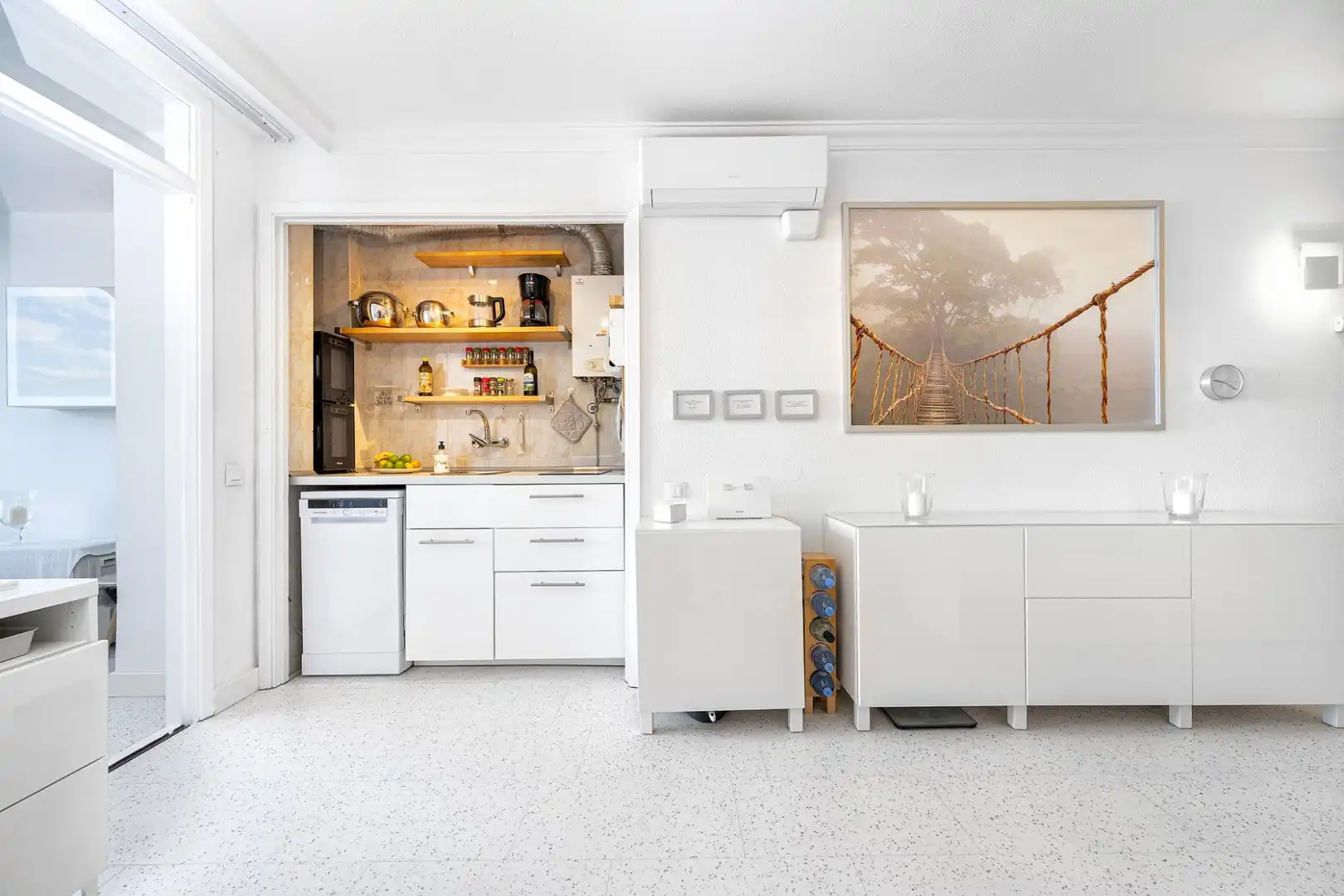 Cuina de Apartament en venda en Mogán amb Aire condicionat, Terrassa i Balcó
