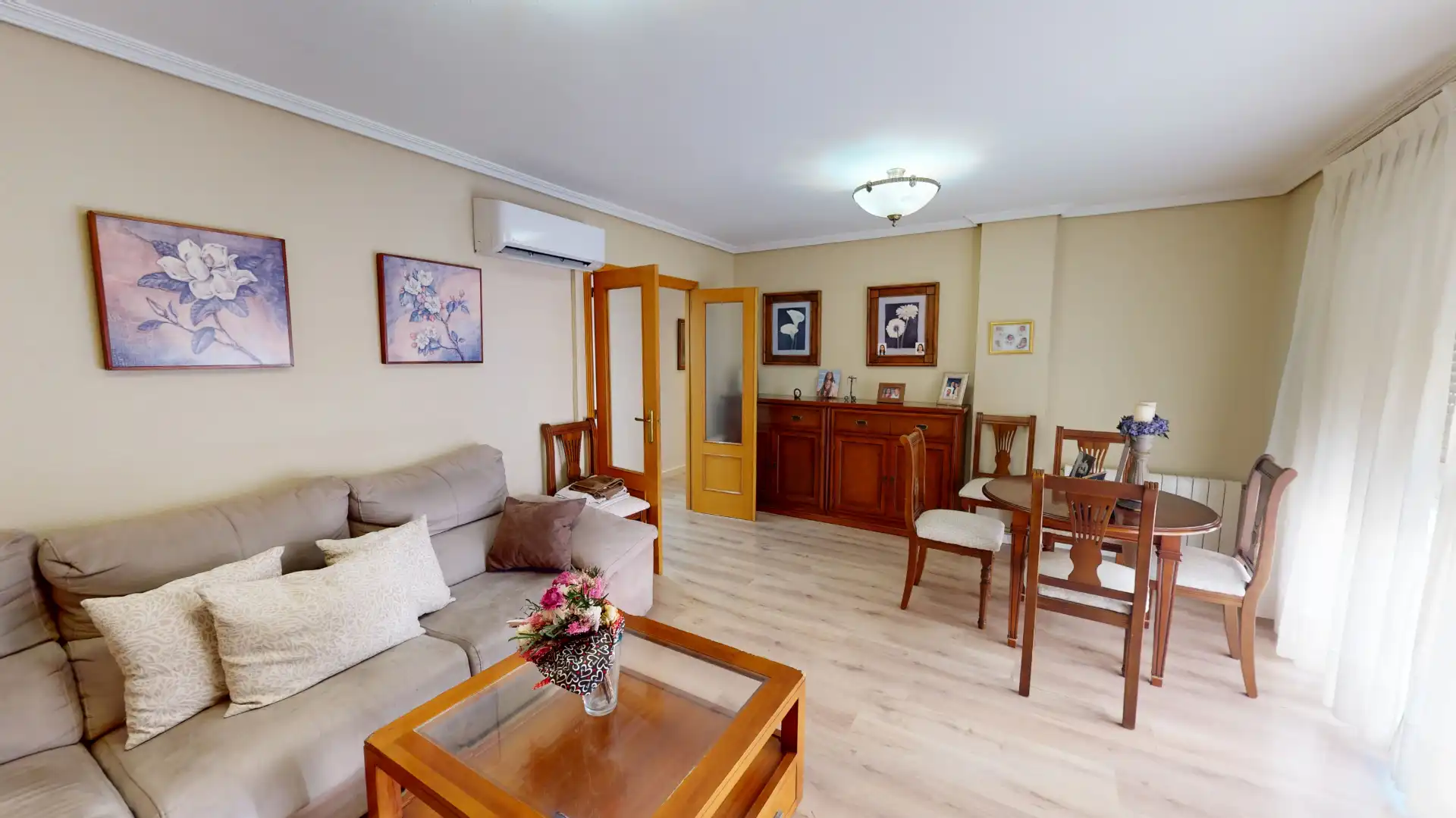 Wohnzimmer von Wohnung zum Verkauf in Sant Joan d'Alacant mit Klimaanlage und Ofen