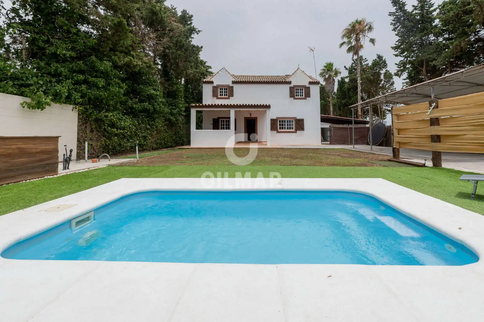 Jardí de Casa o xalet en venda en Vejer de la Frontera amb Calefacció, Jardí privat i Piscina
