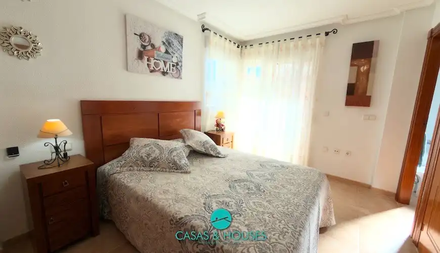 Bedroom of Detached homes for sale in La Manga del Mar Menor  with Air Conditioner, Heating and Private garden