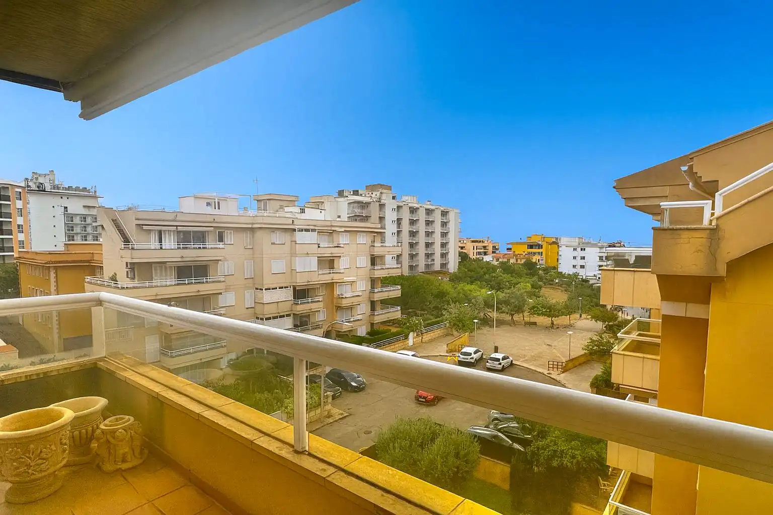 Vista exterior de Àtic en venda en  Palma de Mallorca amb Aire condicionat, Terrassa i Traster
