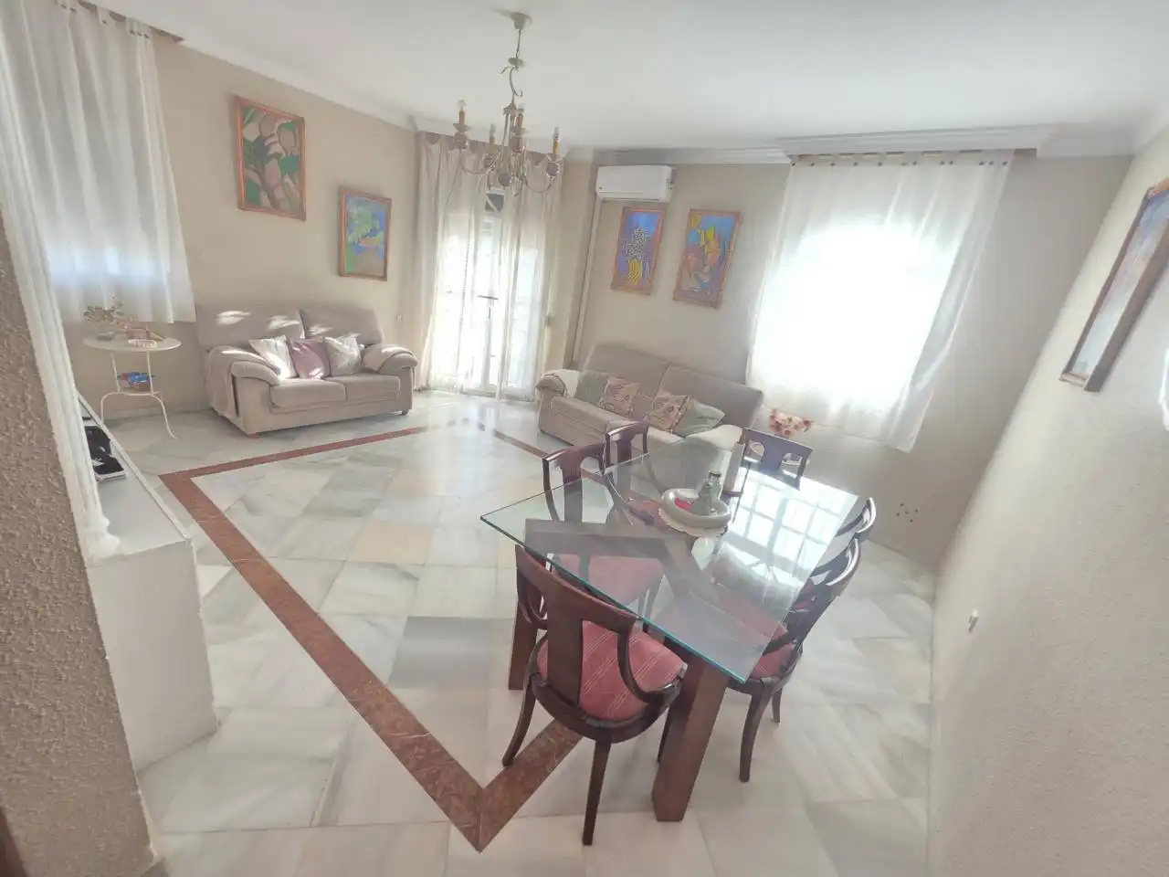Living room of Houses for sale in Chiclana de la Frontera  with Air Conditioner and Terrace