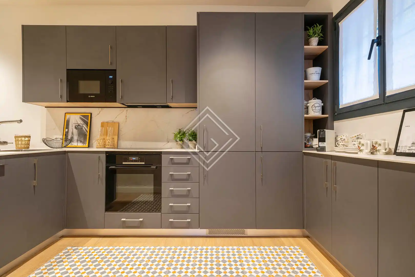 Cocina de Casa adosada en venta en Madrid con Aire acondicionado y Calefacción