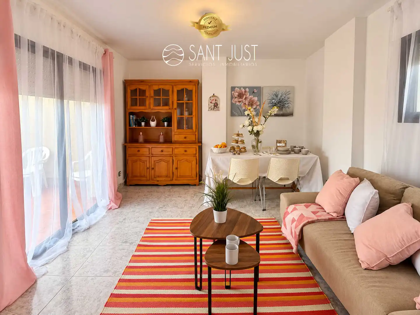 Sala d'estar de Àtic en venda en La Pineda
