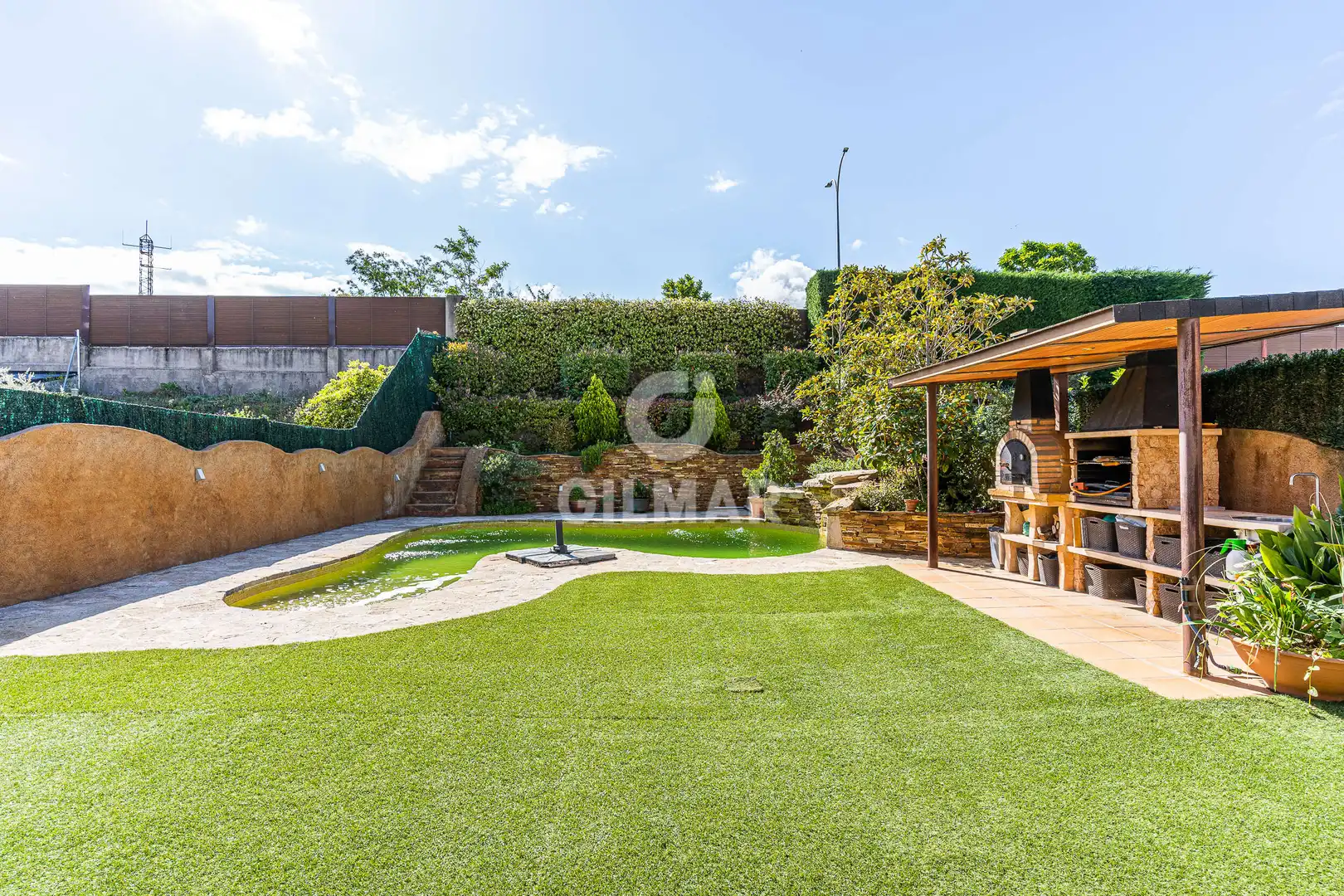 Garten von Einfamilien-Reihenhaus zum Verkauf in Arroyomolinos (Madrid) mit Heizung, Privatgarten und Schwimmbad