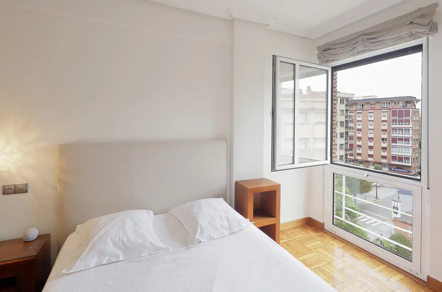 Bedroom of Flat for sale in Gijón   with Heating, Parquet flooring and Terrace