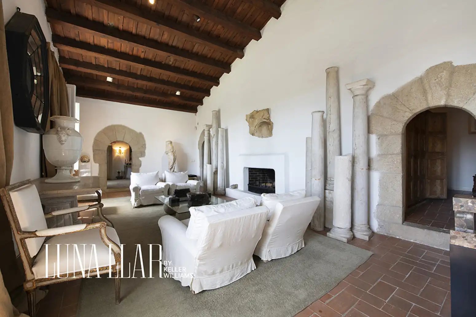 Sala de estar de Casa o chalet en venta en Pineda de Mar con Jardín privado y Piscina