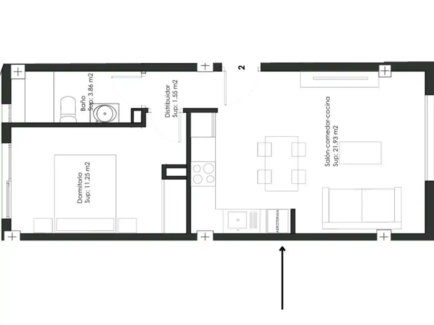 Wohnung zur Miete in La Llosa mit Klimaanlage