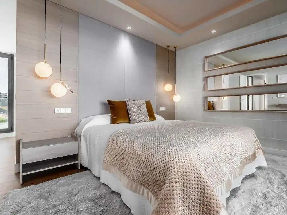 Bedroom of Houses for sale in Estepona  with Air Conditioner, Private garden and Terrace
