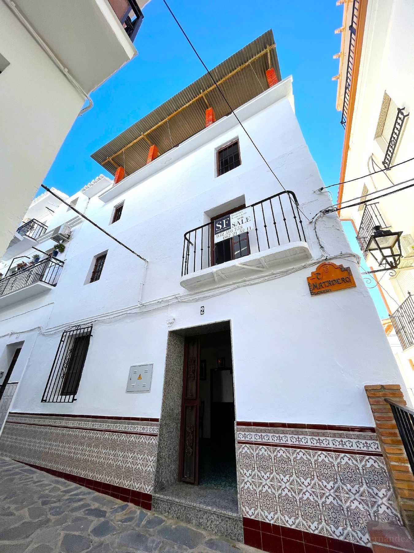 Exterior view of Single-family semi-detached for sale in Canillas de Aceituno