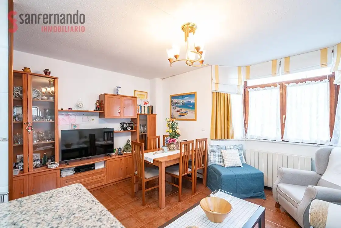 Living room of Flat for sale in Miengo  with Heating, Storage room and Furnished