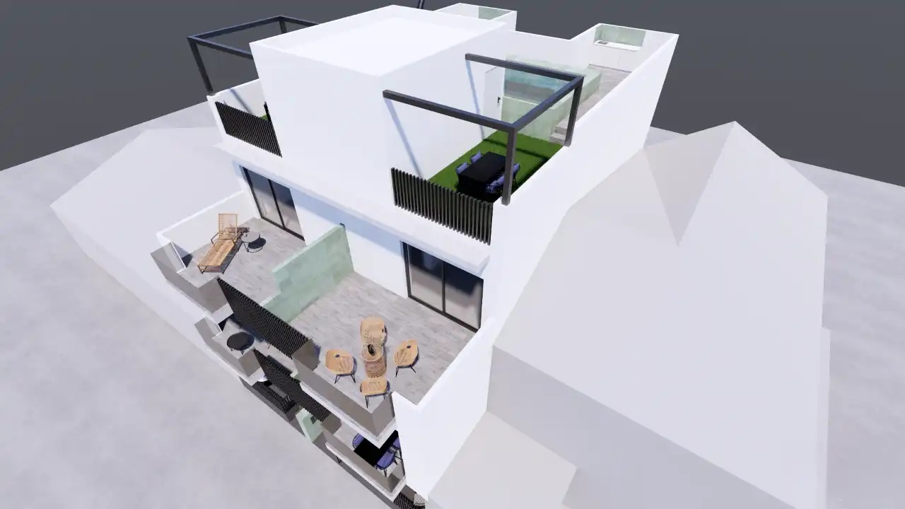 Terraza de Apartamento en venta en Pilar de la Horadada con Aire acondicionado y Piscina comunitaria