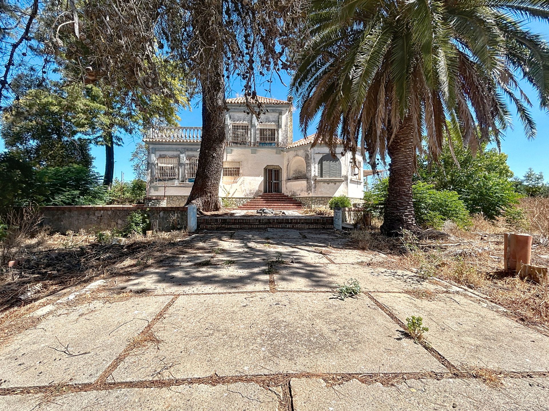 Außenansicht von Country house zum verkauf in Villanueva del Ariscal mit Privatgarten, Terrasse und Abstellraum