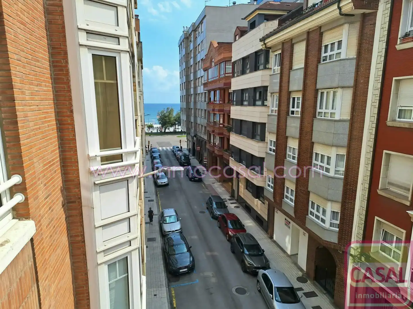 Exterior view of Flat for rent in Gijón   with Heating and Furnished