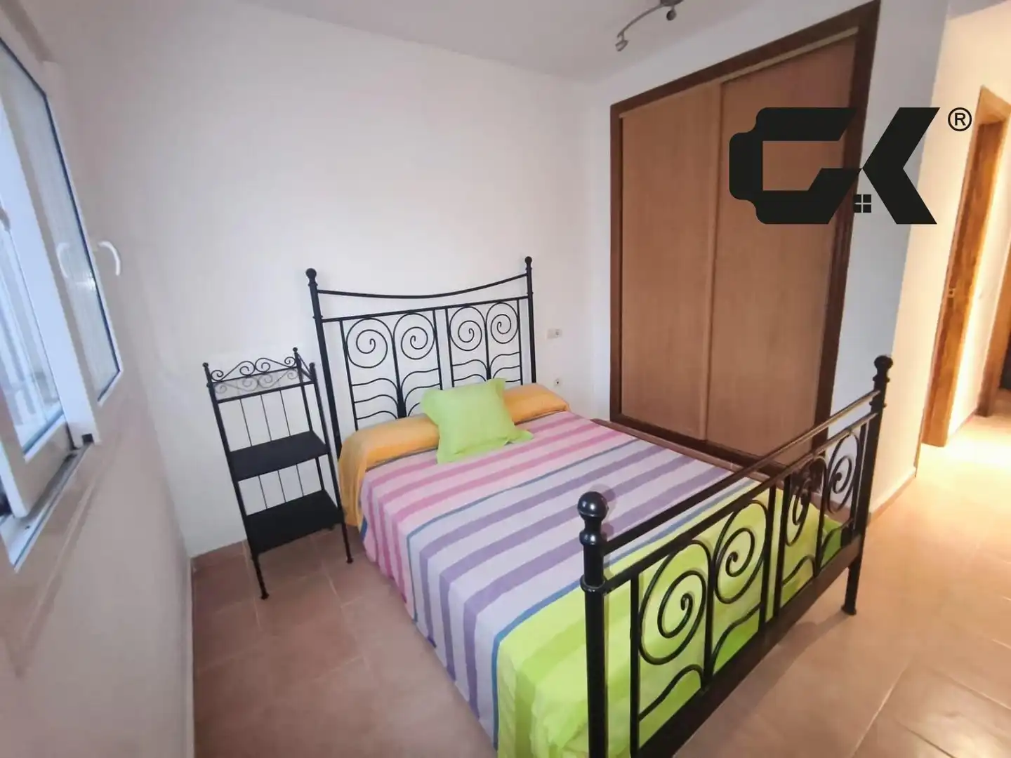 Dormitori de Casa adosada en venda en Mazarrón amb Aire condicionat, Jardí privat i Piscina comunitària