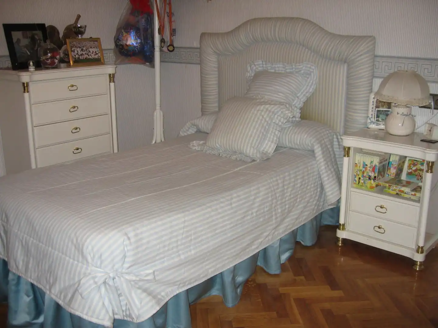 Schlafzimmer von Maisonette zum Verkauf in Albacete mit Klimaanlage, Heizung und Parkett
