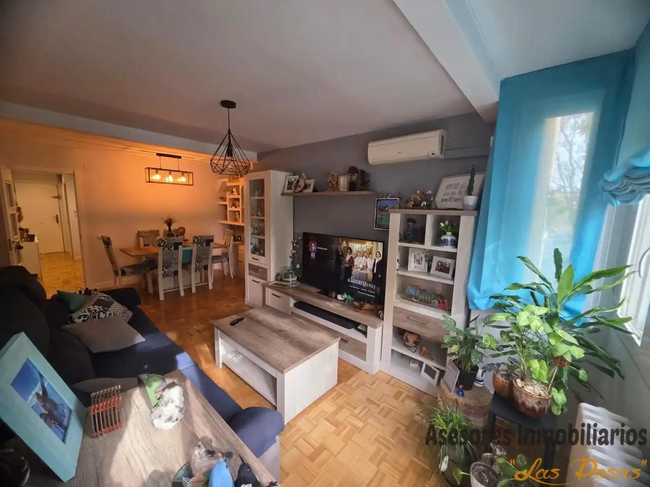 Wohnzimmer von Wohnung zum Verkauf in Madrid mit Klimaanlage, Heizung und Parkett