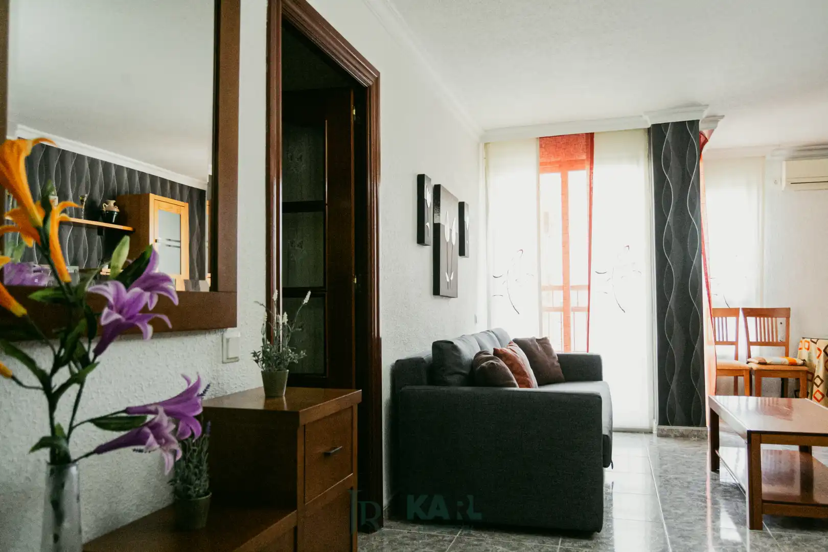 Habitación de Piso de alquiler en Málaga con Aire acondicionado, Calefacción y Jardín privado