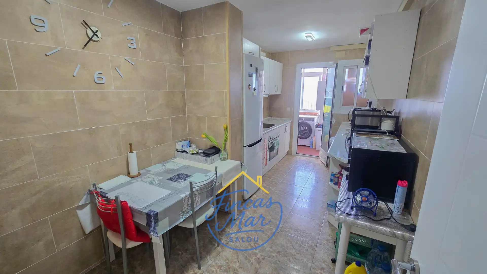 Kitchen of Flat for sale in Tarragona  with Air Conditioner, Terrace and Storage room