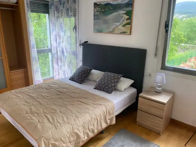 Habitación de Apartamento en venta en Baiona con Calefacción, Parquet y Terraza