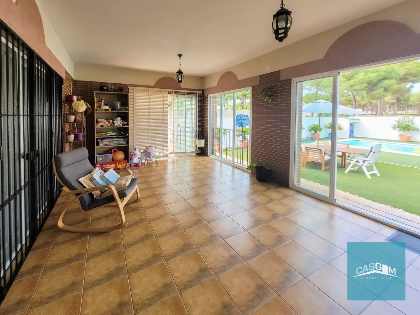 Living room of Houses for sale in Aljaraque  with Air Conditioner, Heating and Private garden