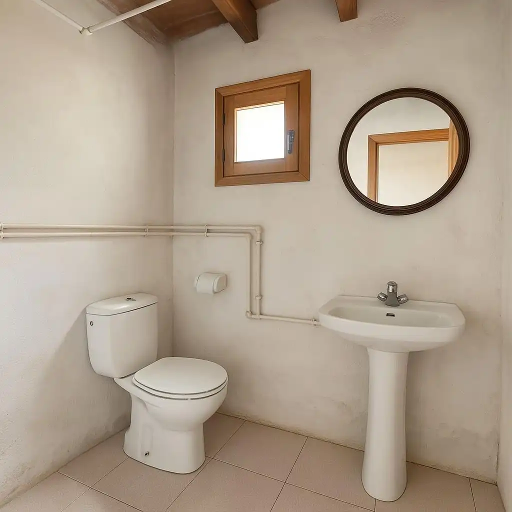 Baño de Finca rústica en venta en Santa Eugènia con Jardín privado