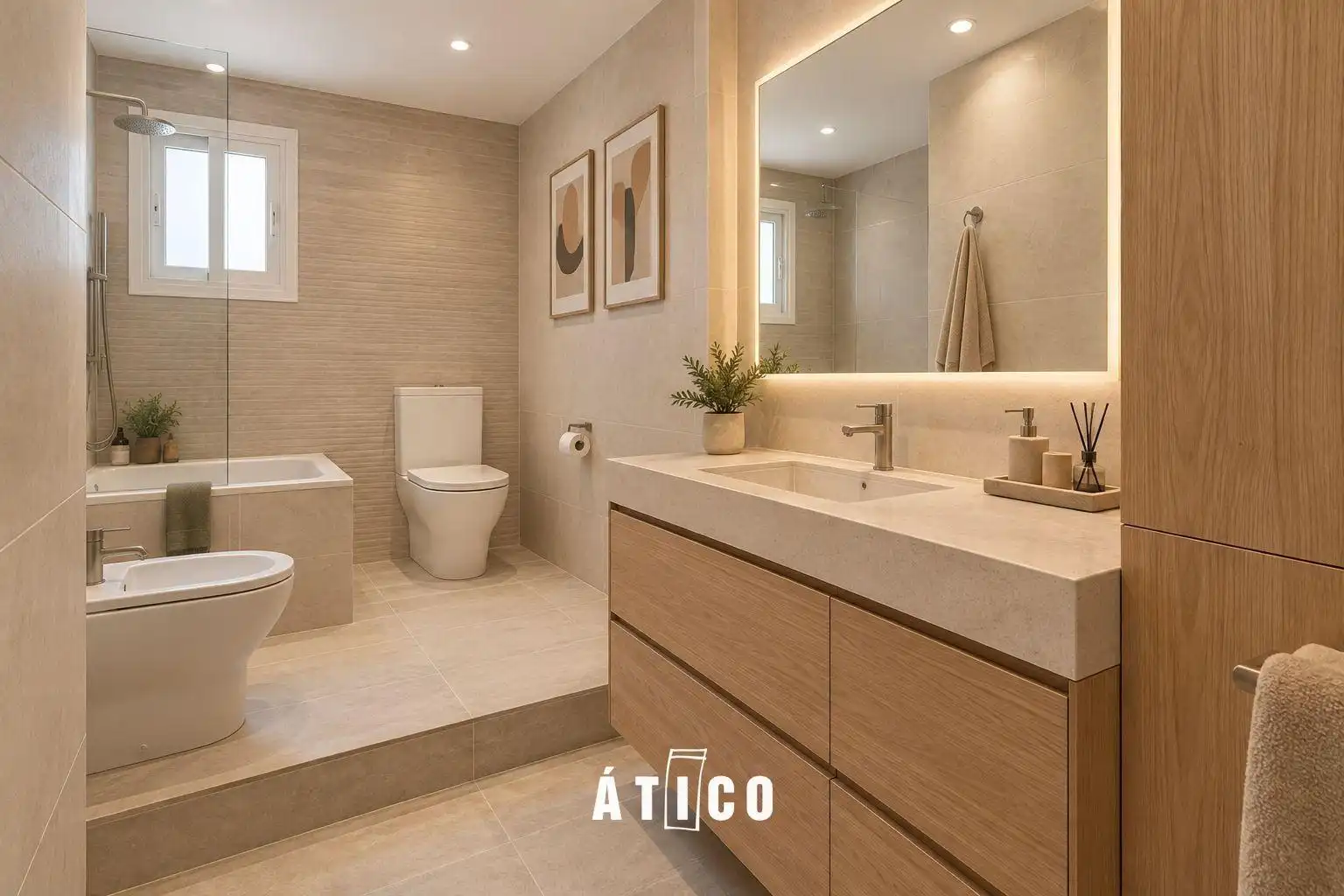 Bathroom of Attic for sale in Barcelona  with Terrace