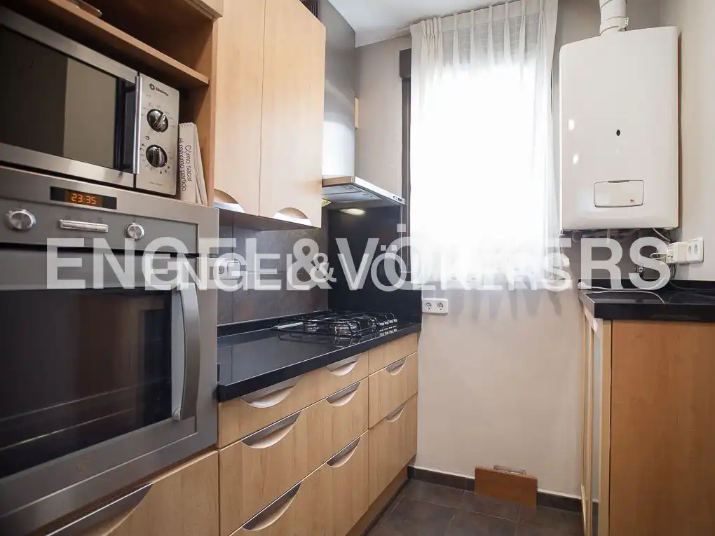 Küche von Wohnung zur Miete in Valencia mit Klimaanlage, Heizung und Haustiere erlaubt