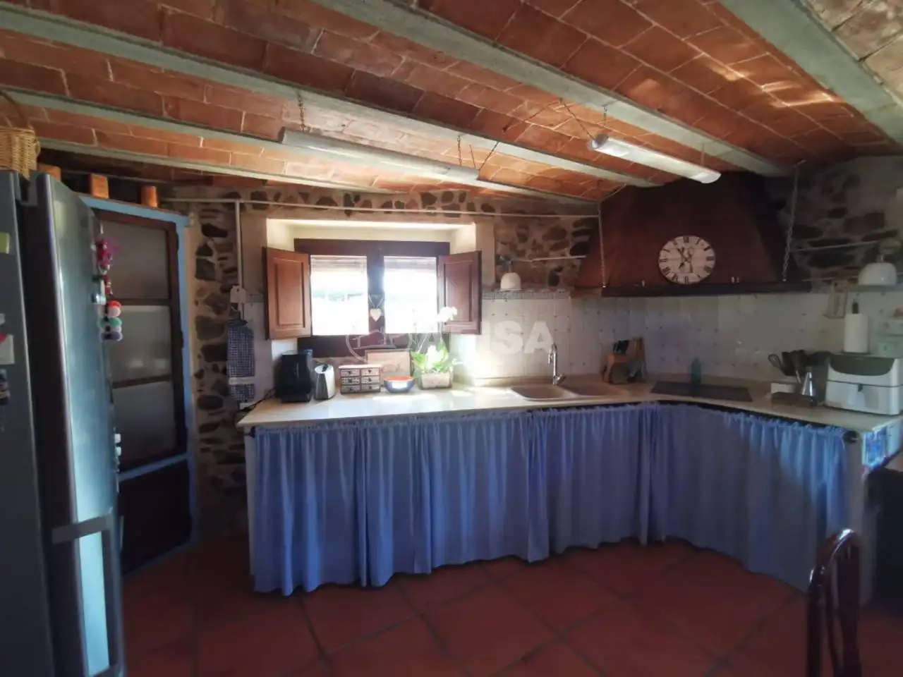 Cocina de Finca rústica en venta en Brunyola i Sant Martí Sapresa con Calefacción y Jardín privado