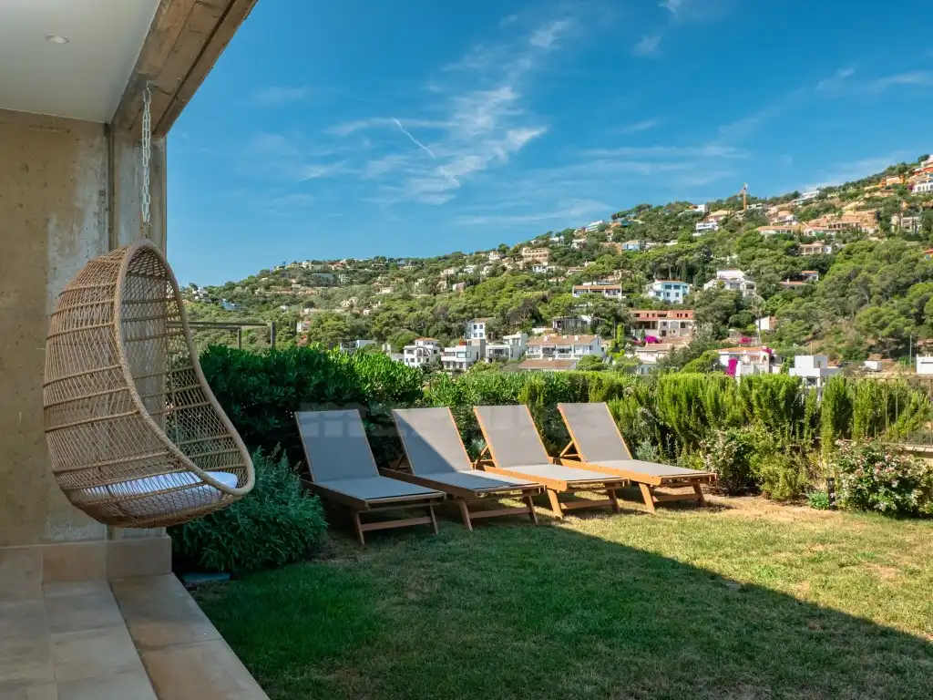 Jardín de Apartamento de alquiler en Begur
