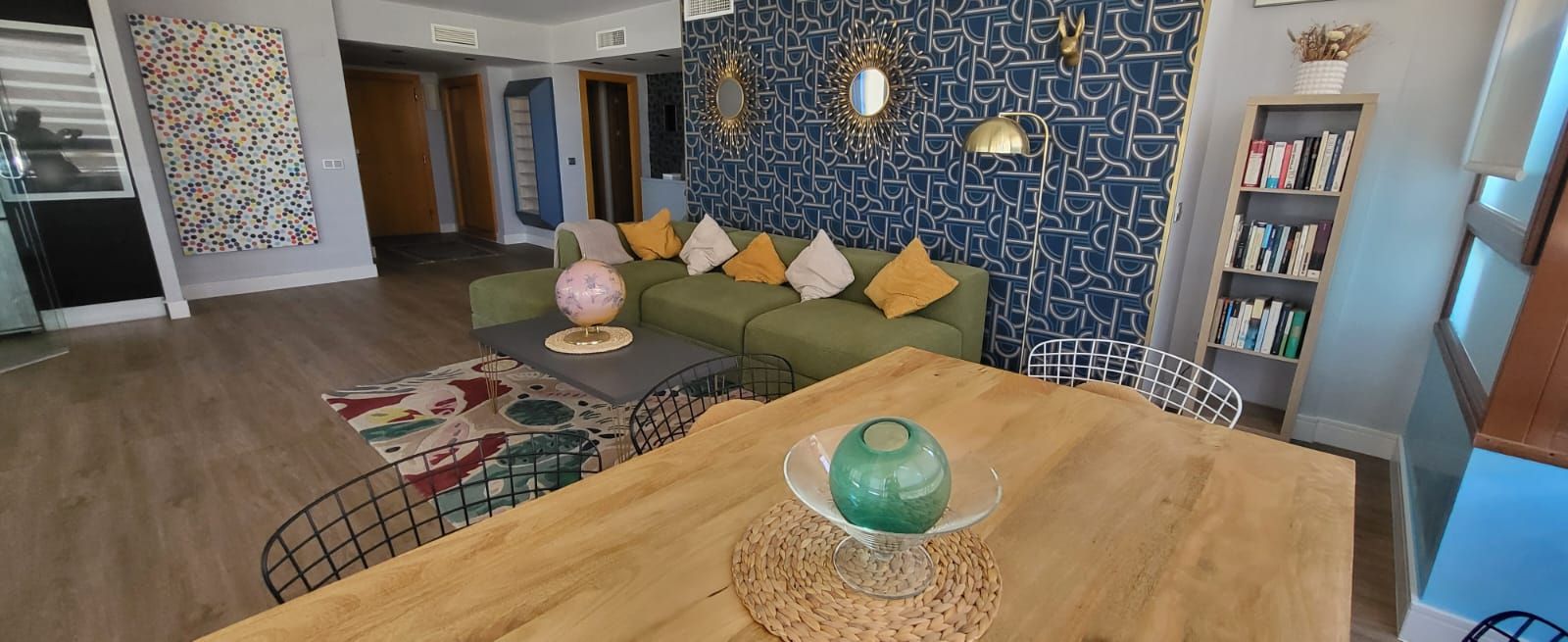 Living room of Flat to rent in Torremolinos  with Air Conditioner, Heating and Parquet flooring