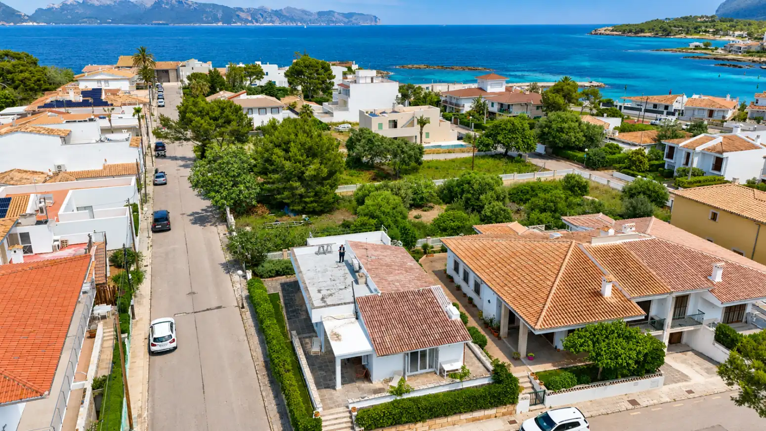 Vista exterior de Casa o xalet de lloguer en Alcúdia amb Aire condicionat, Calefacció i Terrassa