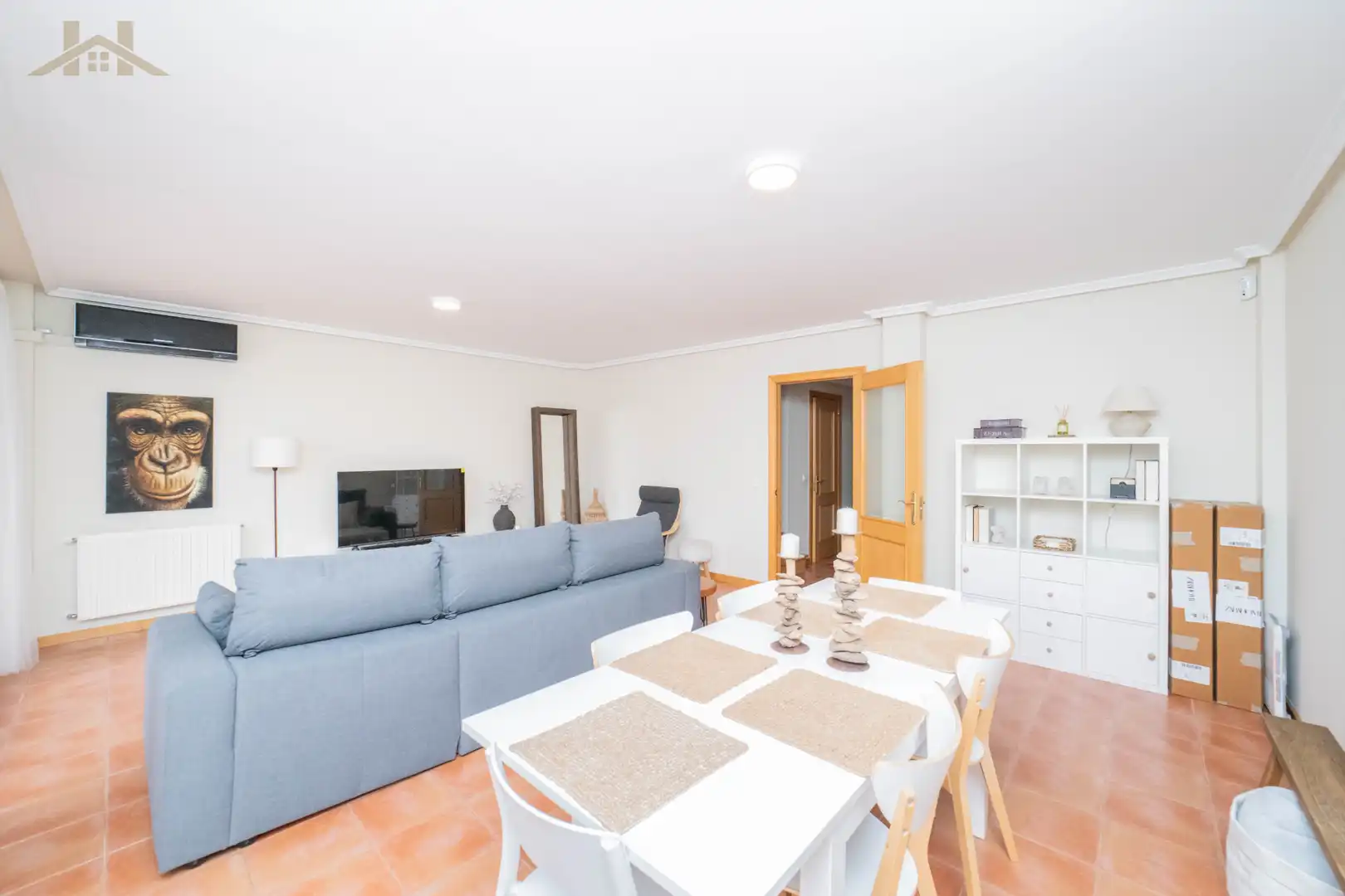 Sala de estar de Casa adosada en venta en Illescas con Aire acondicionado, Calefacción y Jardín privado