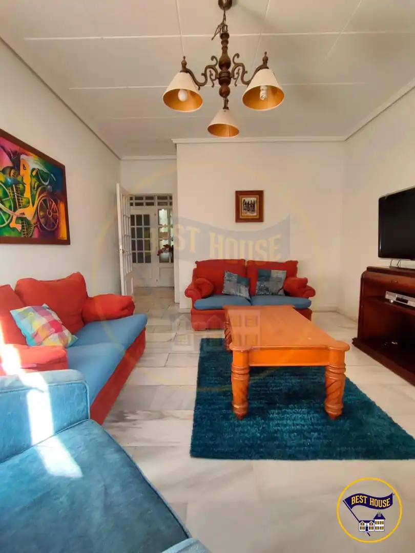 Living room of Houses for sale in Cuenca  with Heating, Private garden and Terrace