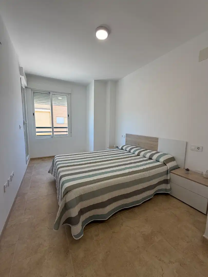 Schlafzimmer von Wohnung zur Miete in Almazora / Almassora mit Klimaanlage, Heizung und Abstellraum