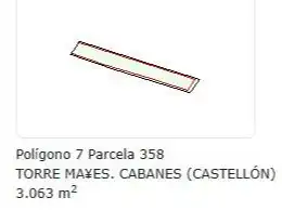 Land for sale in Cabanes