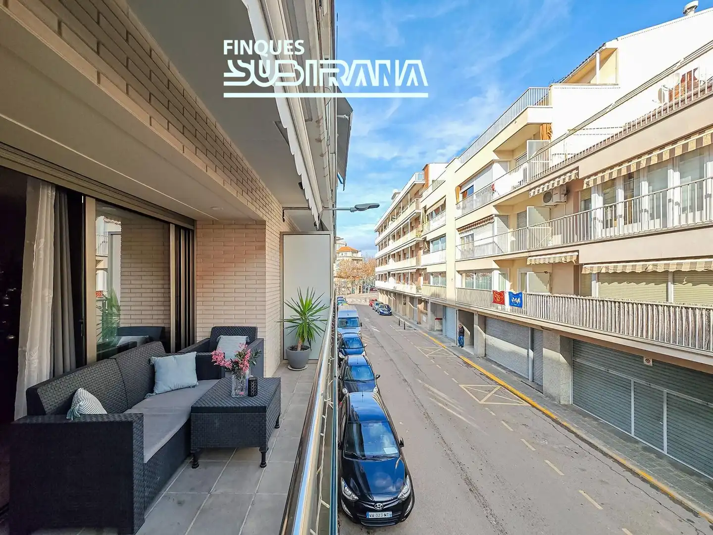 Vista exterior de Piso en venta en Igualada con Balcón
