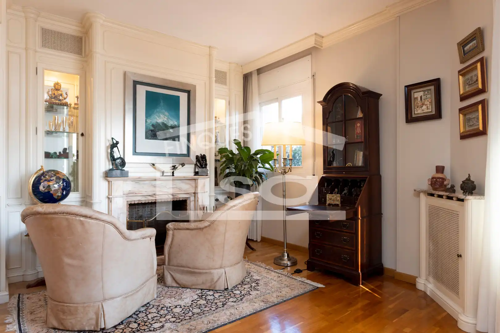 Sala d'estar de Dúplex en venda en Barcelona amb Aire condicionat, Jardí privat i Terrassa