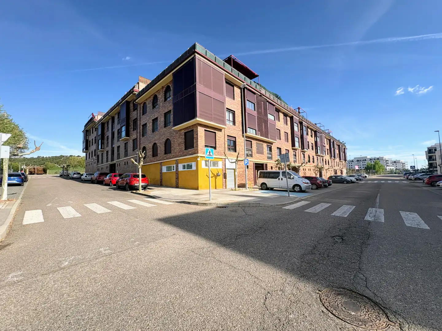 Vista exterior de Piso en venta en Cistérniga con Calefacción, Jardín privado y Trastero