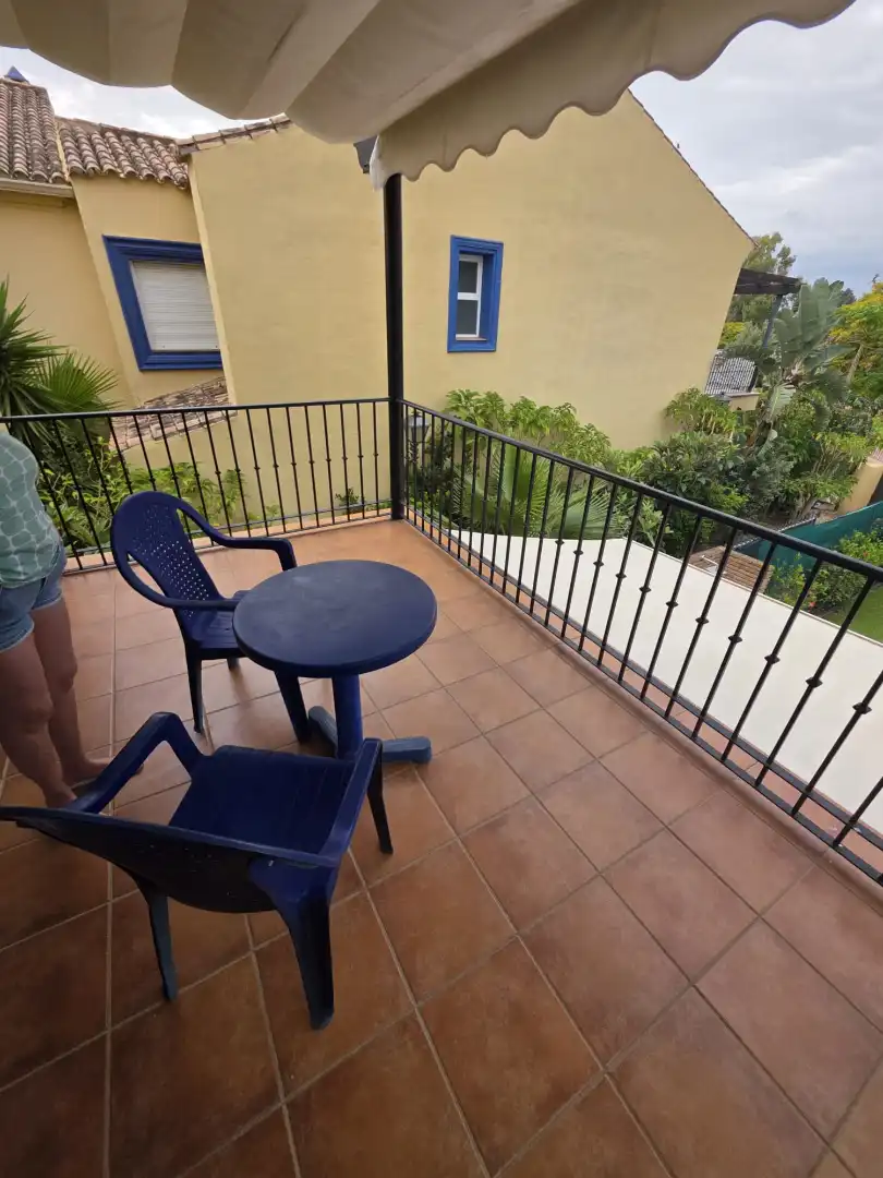 Terrassa de Casa adosada de lloguer en Marbella amb Aire condicionat, Calefacció i Jardí privat