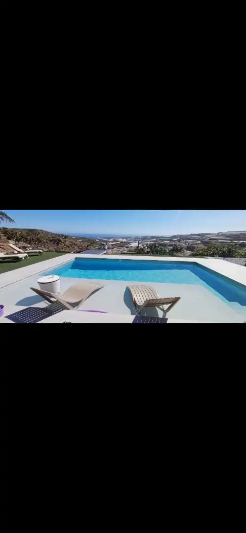 Piscina de Casa o chalet de alquiler en Algarrobo con Aire acondicionado, Jardín privado y Piscina