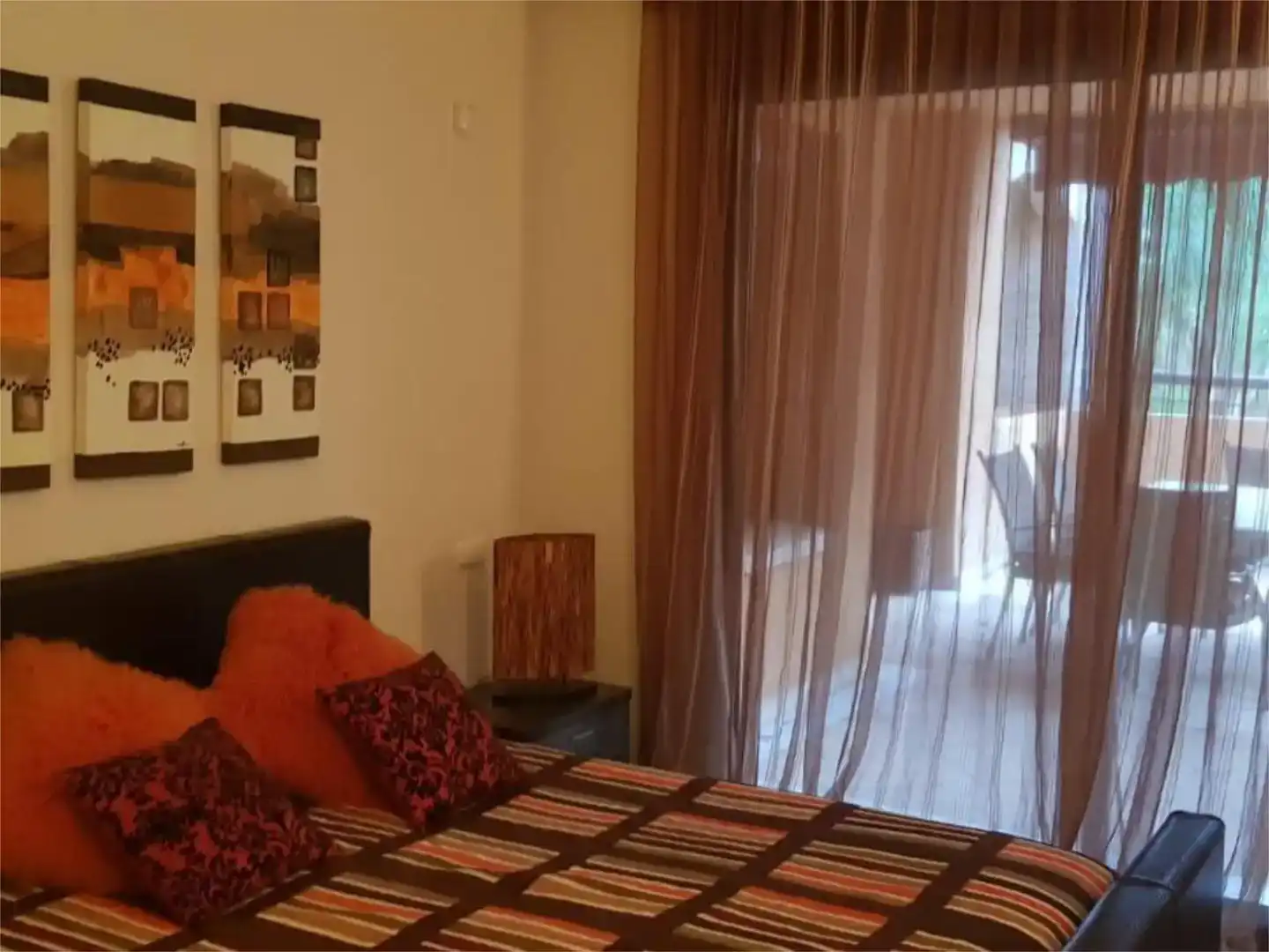 Bedroom of Flat for rent in Marbella  with Air Conditioner, Swimming Pool and Balcony
