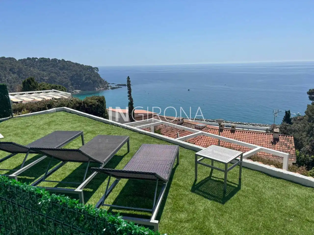 Terrassa de Casa o xalet de lloguer en Lloret de Mar amb Aire condicionat, Jardí privat i Terrassa