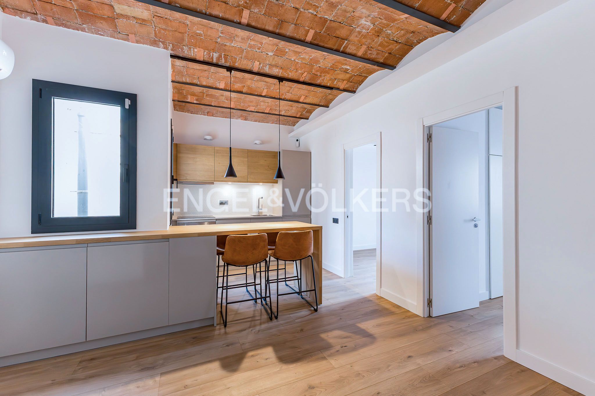 Cuina de Apartament en venda en  Barcelona Capital amb Aire condicionat, Calefacció i Balcó