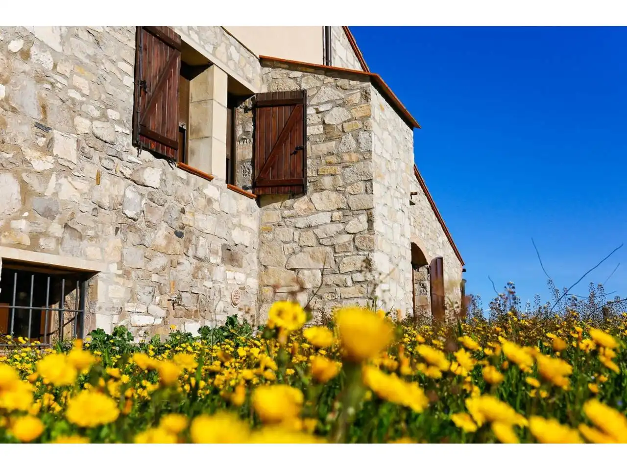 Vista exterior de Finca rústica en venta en Forès con Calefacción, Jardín privado y Terraza
