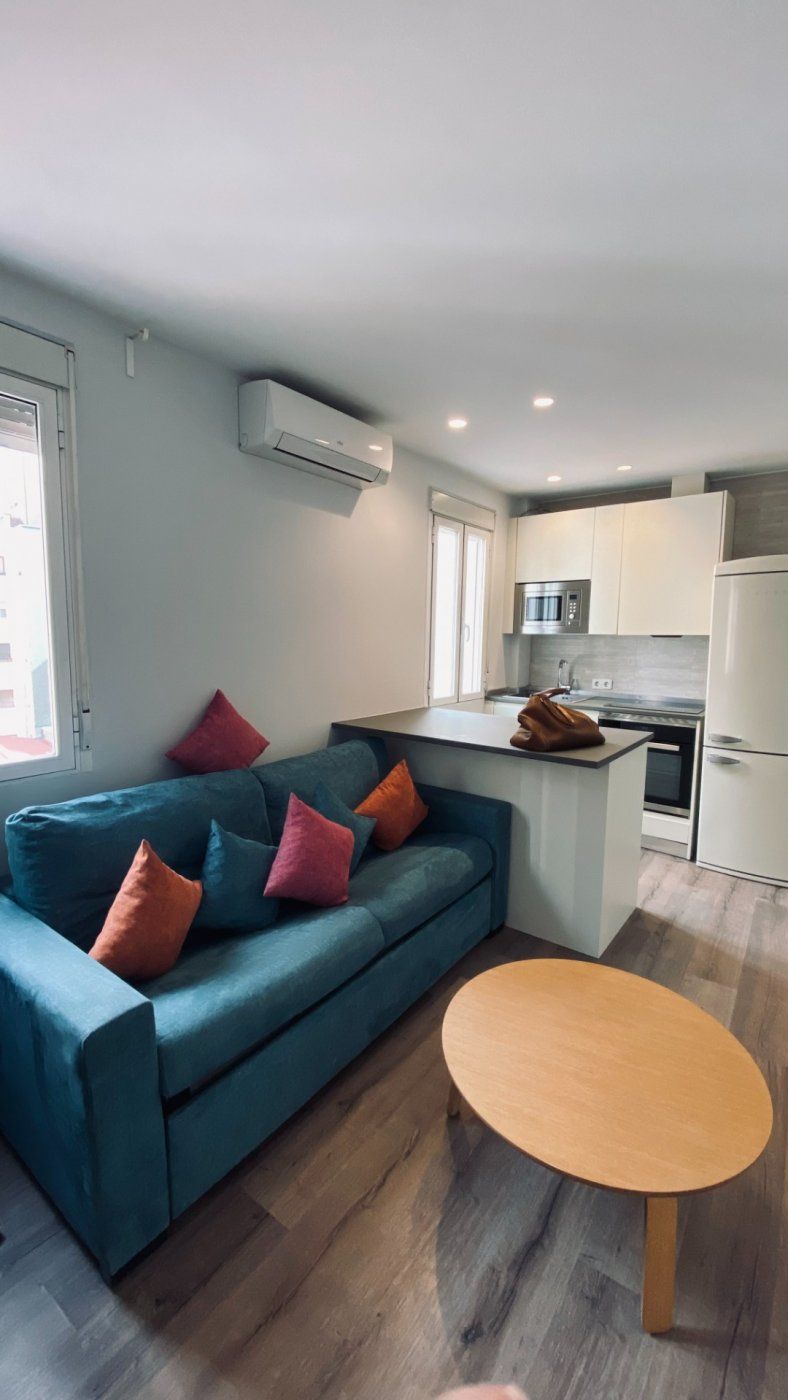 Living room of Flat for sale in  Madrid Capital  with Air Conditioner and Heating