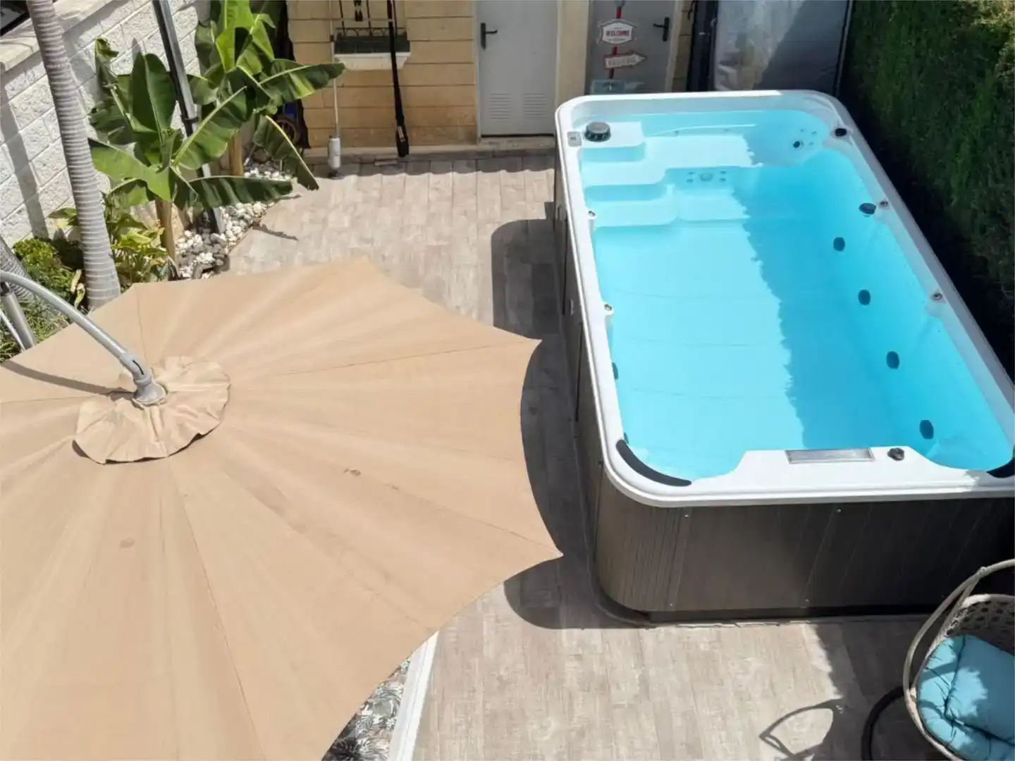 Piscina de Casa adosada en venda en Benalmádena amb Aire condicionat i Piscina