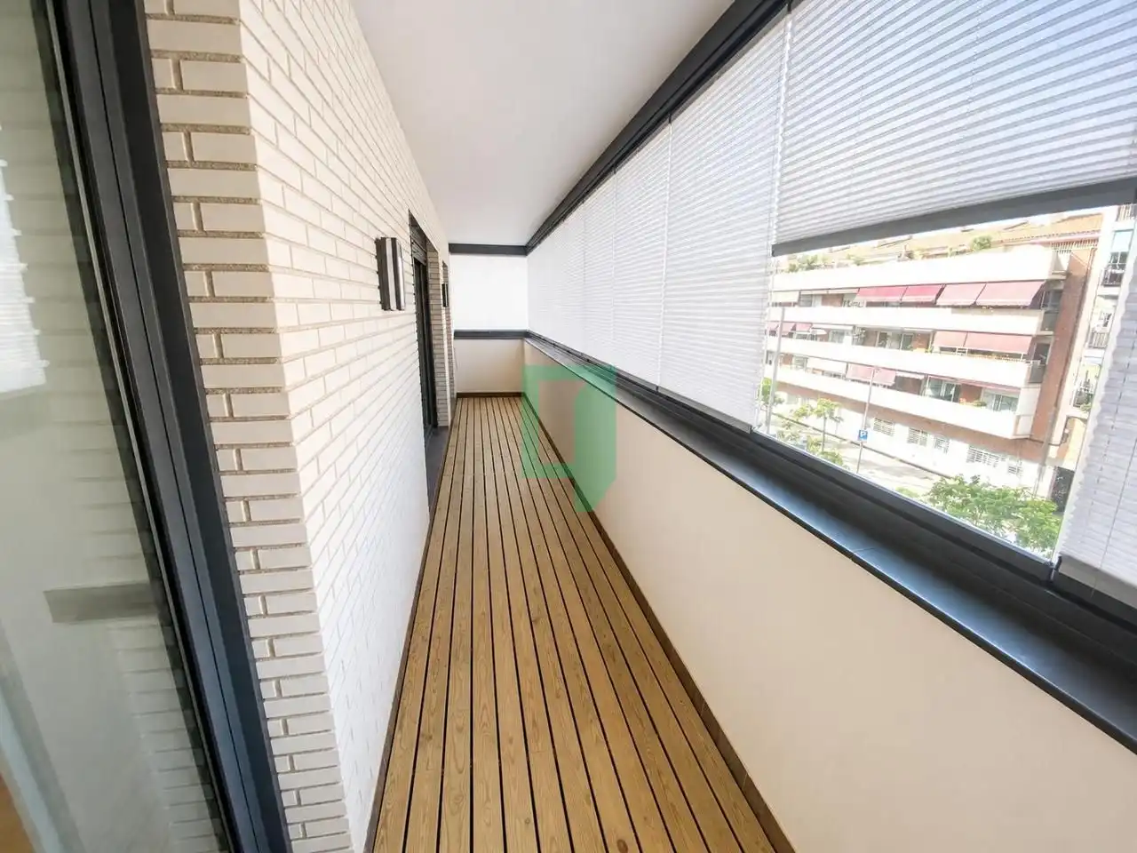 Balcony of Flat for rent in Badalona  with Air Conditioner and Terrace